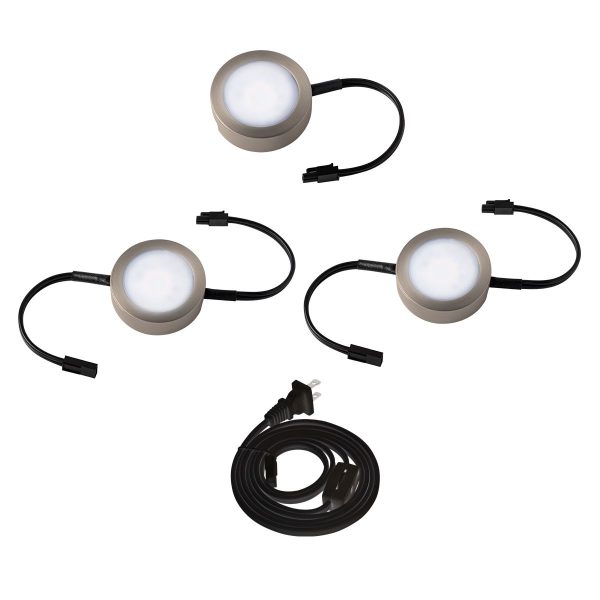 120V 3-CCT Puck Light Kit Cheap