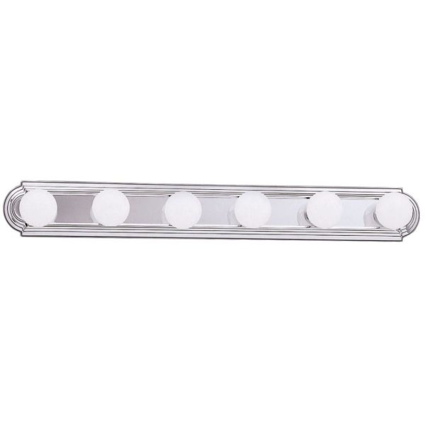 36  6-Light Bath Bar Chrome Finish Fashion