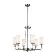 Vetivene 29  6-Light Chandelier, Classic Pewter Finish Hot on Sale