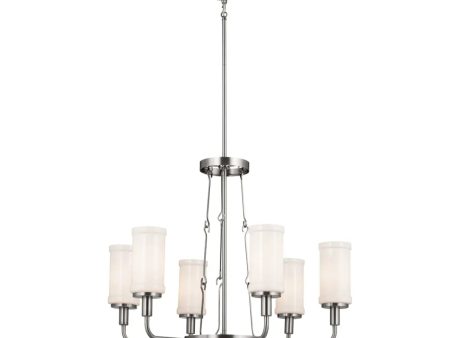 Vetivene 29  6-Light Chandelier, Classic Pewter Finish Hot on Sale