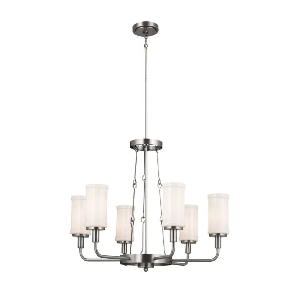 Vetivene 29  6-Light Chandelier, Classic Pewter Finish Hot on Sale