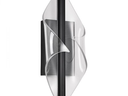 Geneva 18  LED Wall Sconce, Matte Black Finish Online Sale