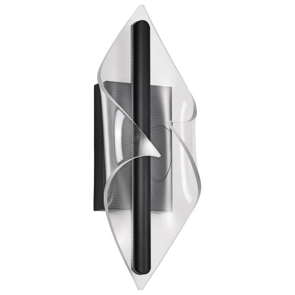 Geneva 18  LED Wall Sconce, Matte Black Finish Online Sale