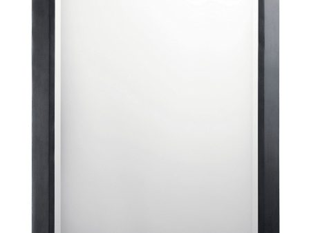 30 In. x 24 In. Wall Mirror Black finish Cheap