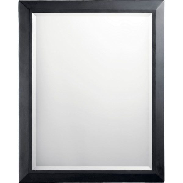 30 In. x 24 In. Wall Mirror Black finish Cheap