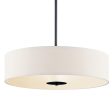 20 in. 3 Lights Pendant Light Black Finish Fashion