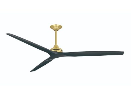 Spitfire DC Brushed Brass 84 in. Ceiling Fan Motor, Blades Sold Separately Discount