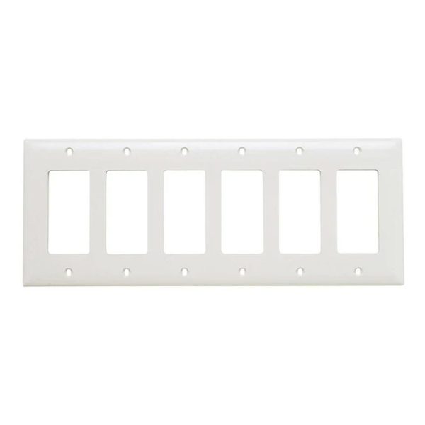 TradeMaster 6-Gang Decorator Wall Plate Online Hot Sale