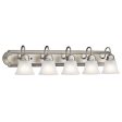 36 in. 5 Lights Vanity Light Nickel Finish Fashion