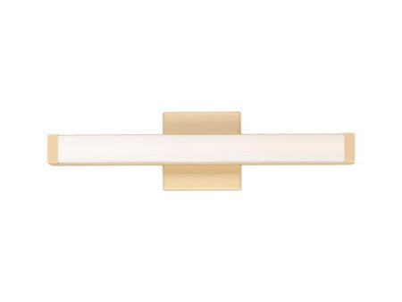 Spec 18 in. LED Bath Bar Gold Finish For Cheap