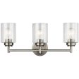 Winslow 22 in. 3 Lights Vanity Light Nickel Finish Online Hot Sale