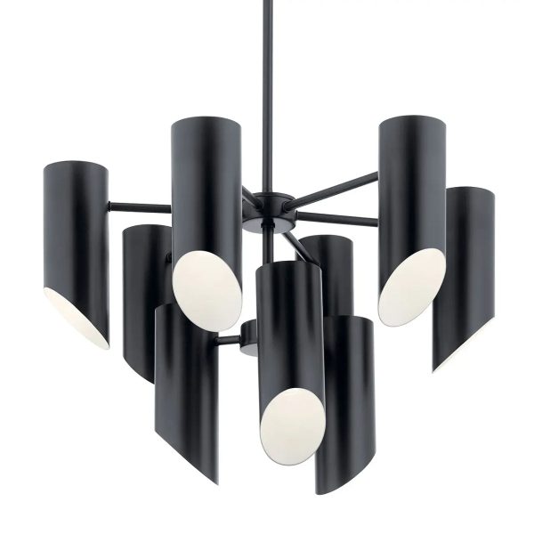 Trentino 26  9-Light Chandelier, Black Finish Online now